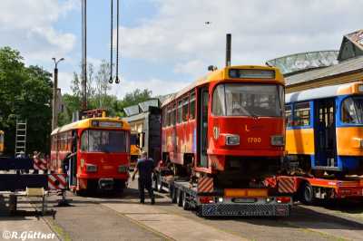 04.06.2024: Verladung und Abtransport von 9 Tatras für die Ukraine