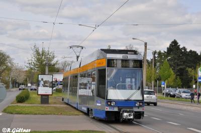 20.04.2017: NGT8 1112 nach Hauptuntersuchung auf Linie 12