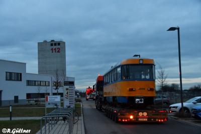 20.12.2018: T4D-M 5034 als Übungsobjekt bei der Feuerwehr in Großzschocher